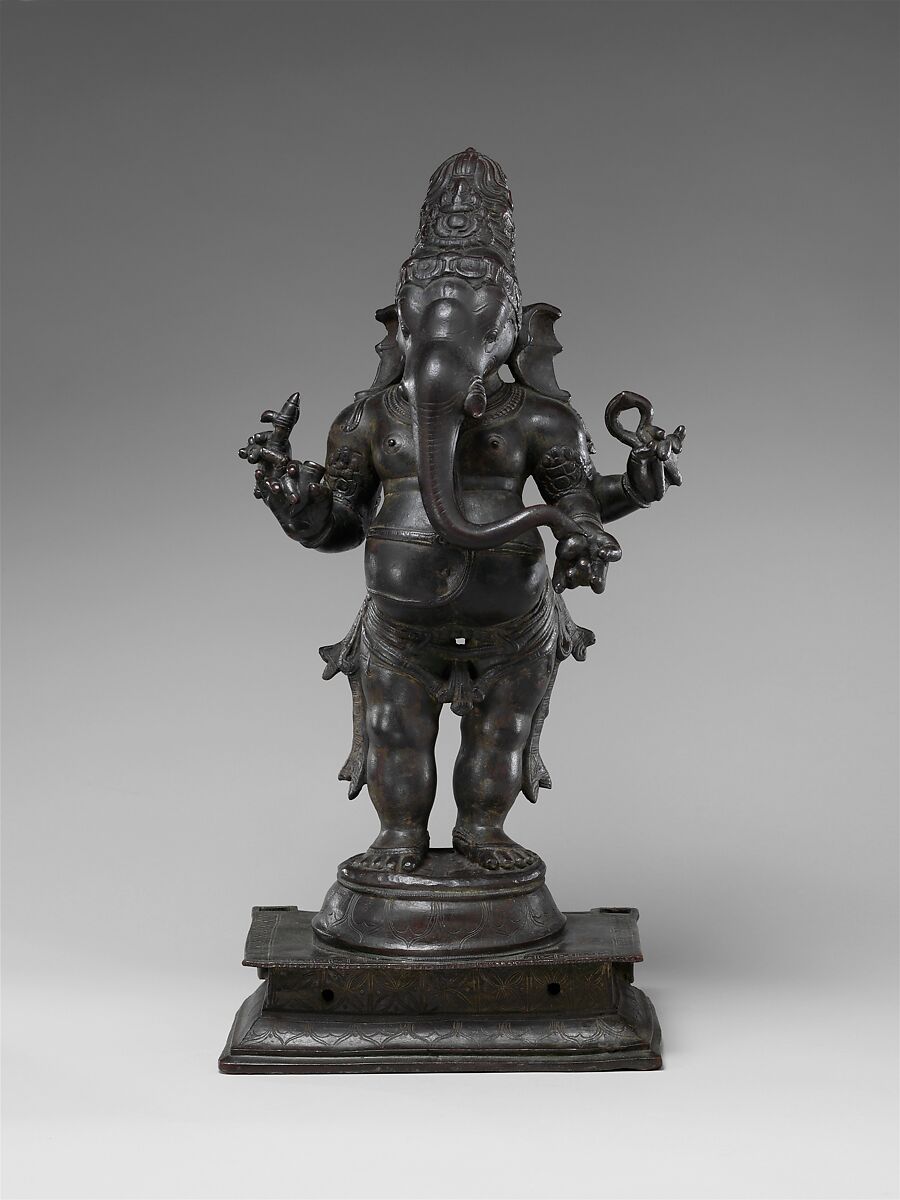 Ganesha, Copper alloy, India, Tamil Nadu