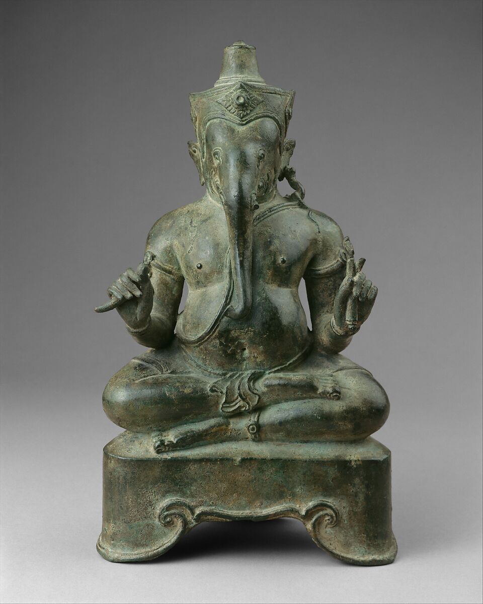 Seated Ganesha, Bronze, Thailand