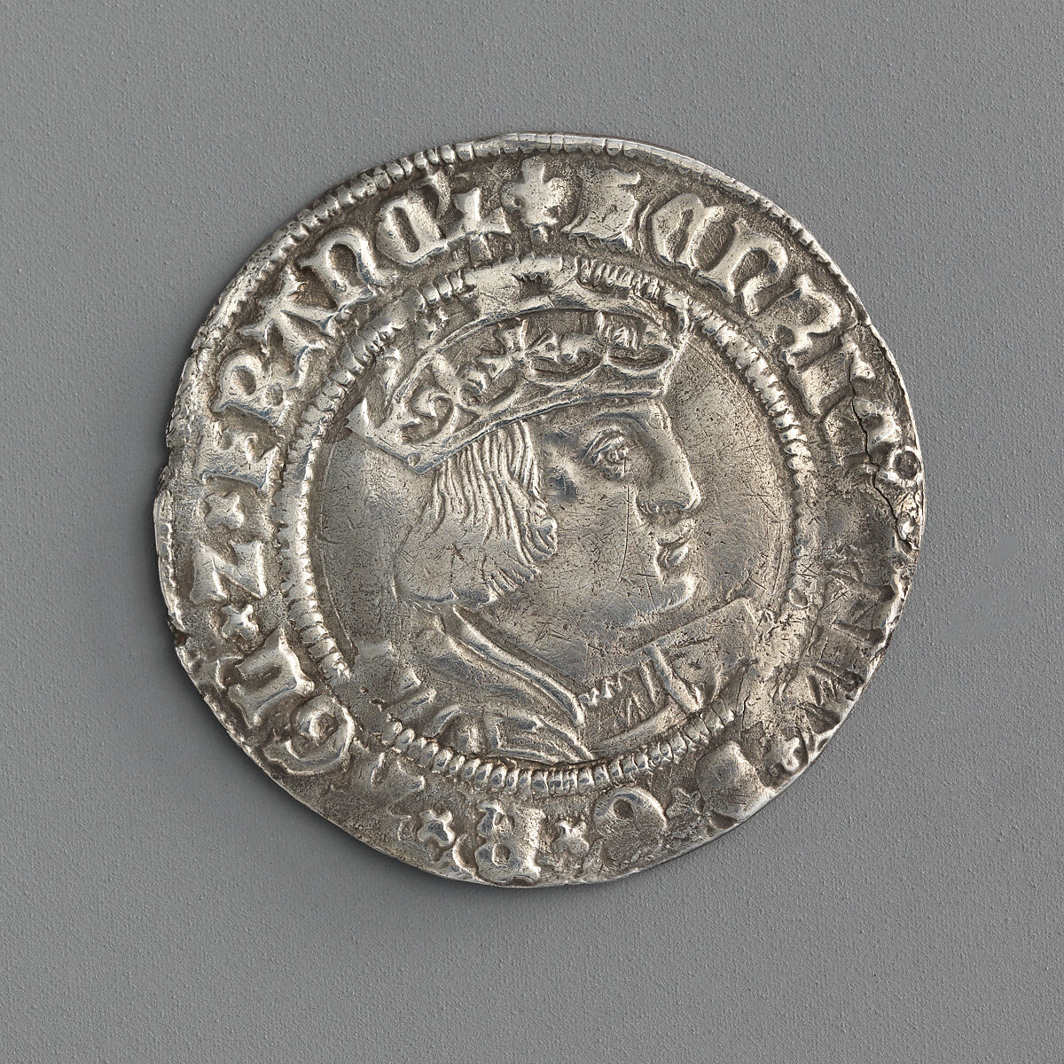 Groat of Henry VIII (second coinage), Silver