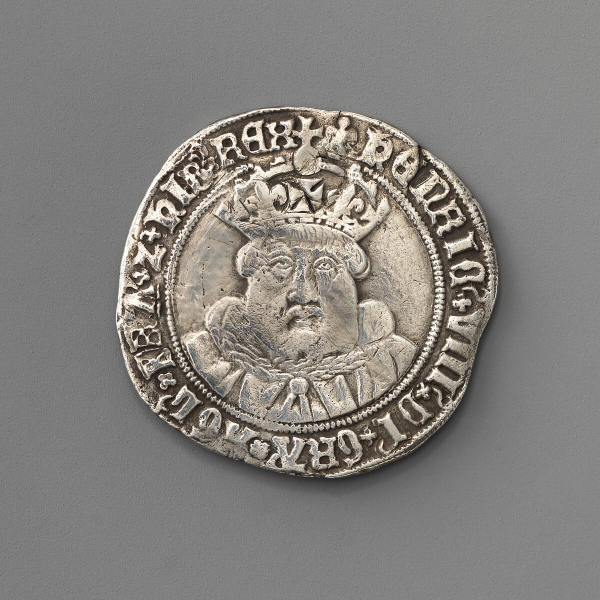 Testoon of Henry VIII (third coinage), Silver
