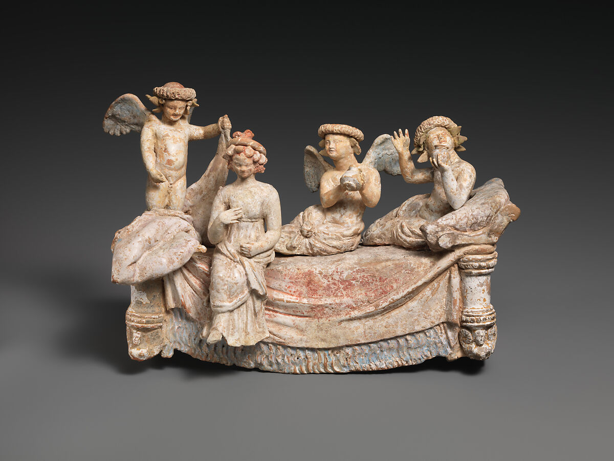 Terracotta Banquet Group, terracotta, Greek