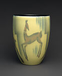 Vase, Wilhelmina Rehm, Earthenware, American