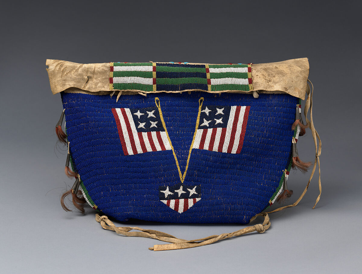 Native american beaded discount bag