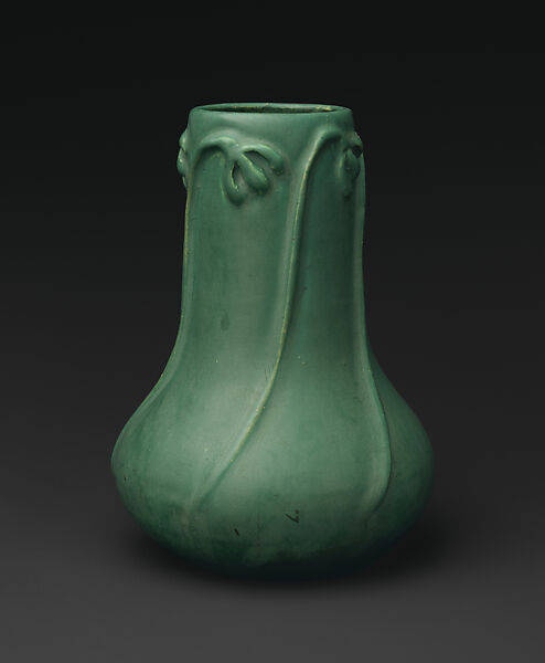 Vase with snowdrops, Mary Chase Perry, Stoneware, American