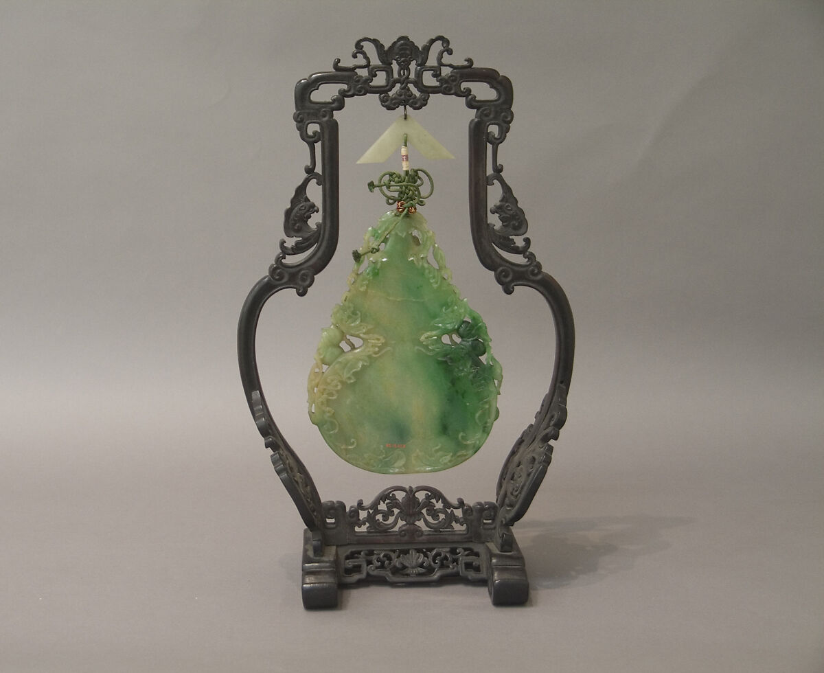Double gourd ornament, Jade (Nephrite), China