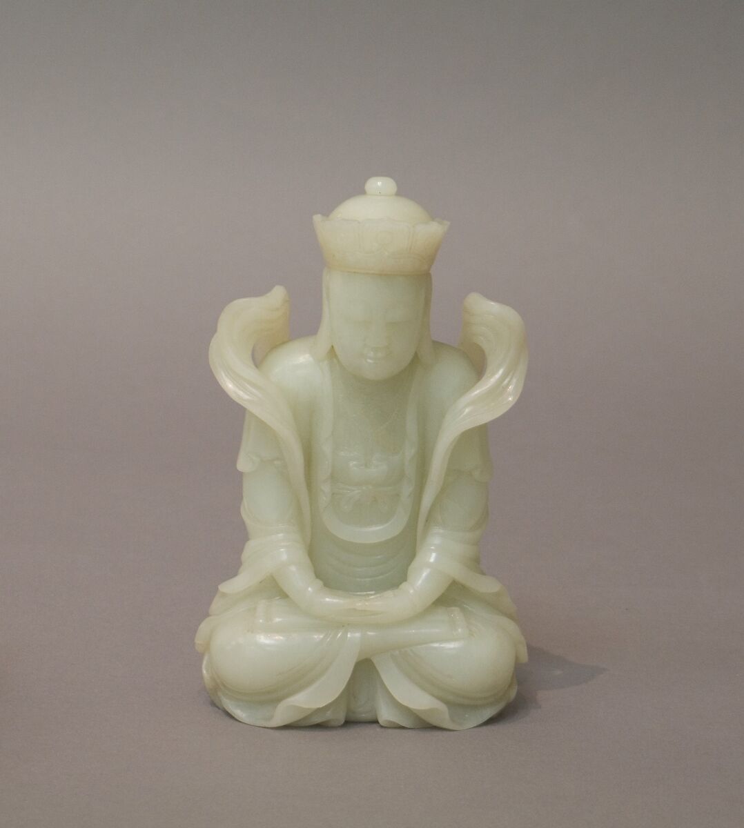 Figure of Bodhisattva, Jade (nephrite), China