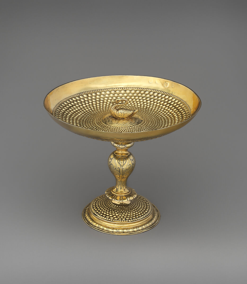 Wine Cup on a High Foot (Tazza), Gilded silver