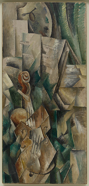 Violin and Palette, Georges Braque, Oil on canvas
