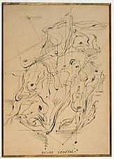 Délire végétal (Vegetal Delirium), André Masson, Ink on paper