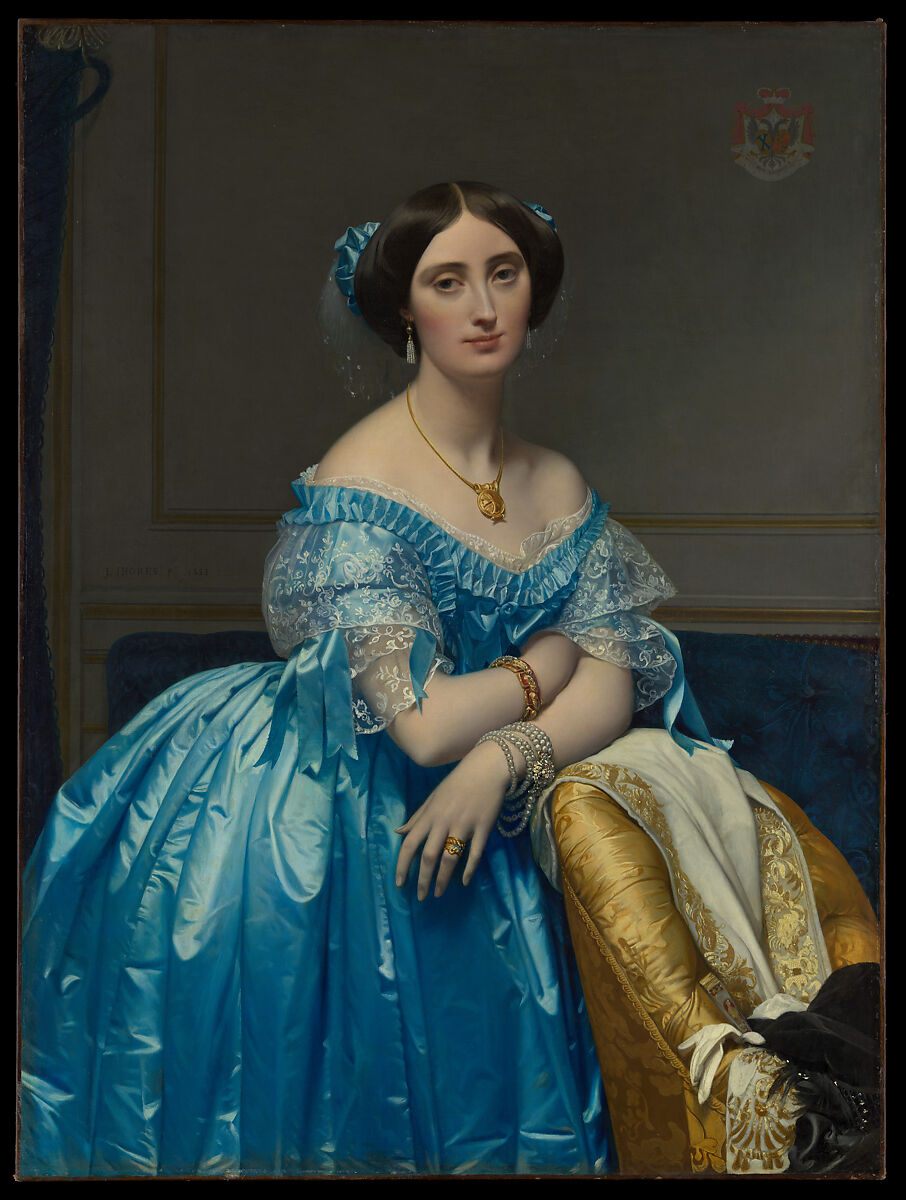 Joséphine-Éléonore-Marie-Pauline de Galard de Brassac de Béarn (1825–1860), Princesse de Broglie, Jean Auguste Dominique Ingres, Oil on canvas