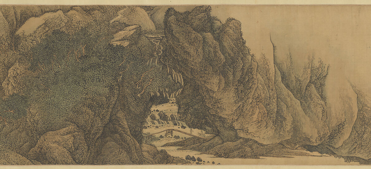 The Colors of Mount Taihang, Wang Hui, Handscroll; ink and color on silk, China