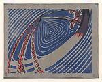Swing-Boats, Claude Flight, Color linoleum cut on Japanese paper