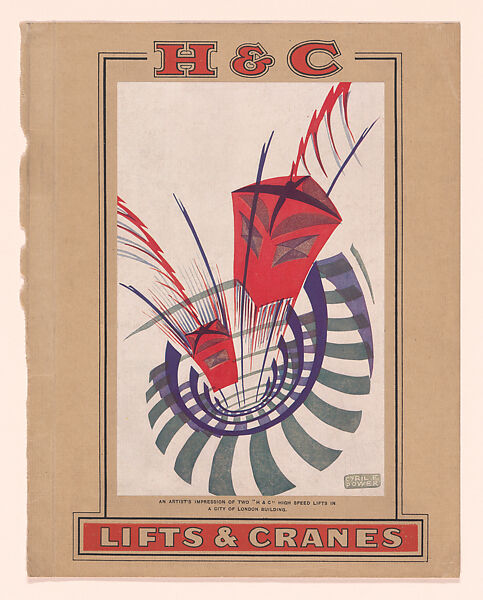 Lifts; reproduced in H & C (Hammond Bros & Champness, Ltd.), Lifts & Cranes, Cyril E. Power, Halftone relief