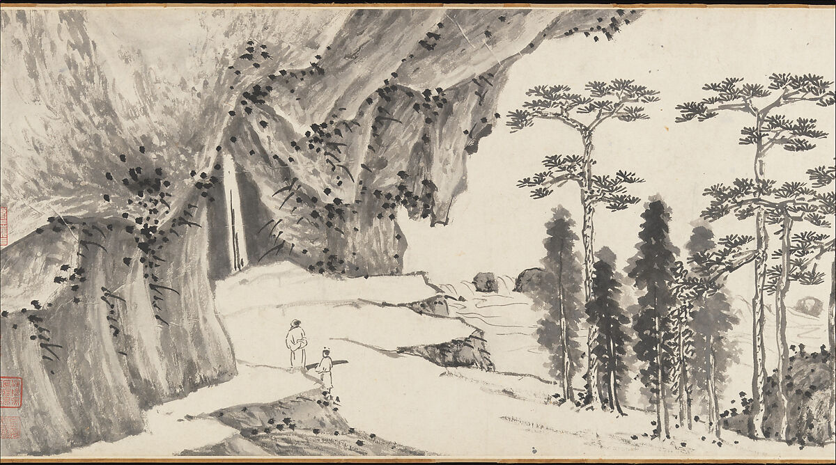 Joint Landscape, Shen Zhou, Handscroll; ink on paper, China
