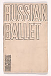 Russian Ballet, David Garshen Bomberg, Artist's book with text and six color lithographs