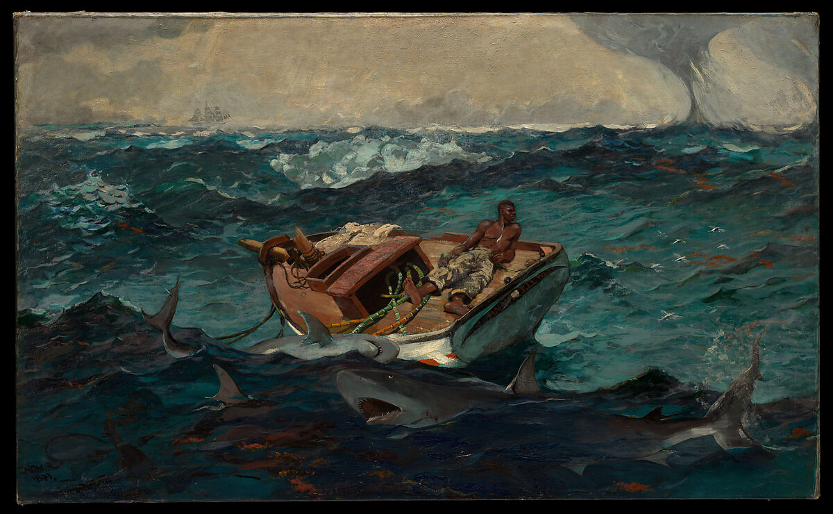 The Gulf Stream, Winslow Homer, Oil on canvas, American