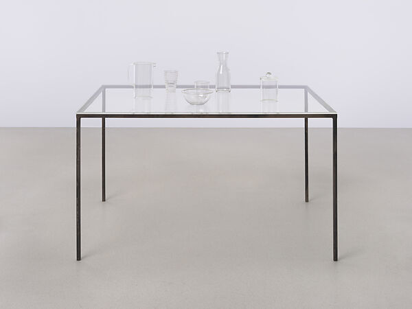 Table, Charles Ray, Plexiglas and steel