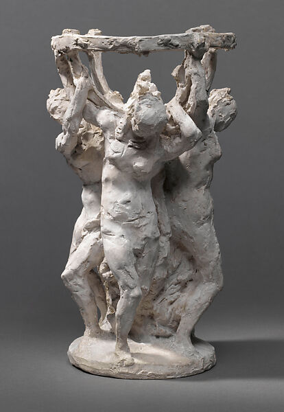 Study for the Four Parts of the World Supporting the Celestial Sphere, Jean-Baptiste Carpeaux, Plaster