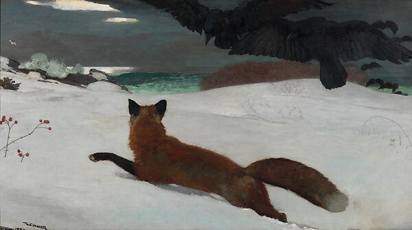 Fox Hunt, Winslow Homer, Oil on canvas, American