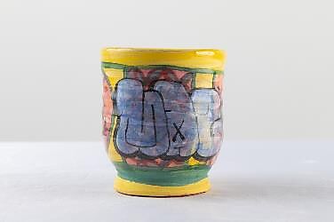 Grafitti Cup 6, Roberto Lugo, Glazed ceramic