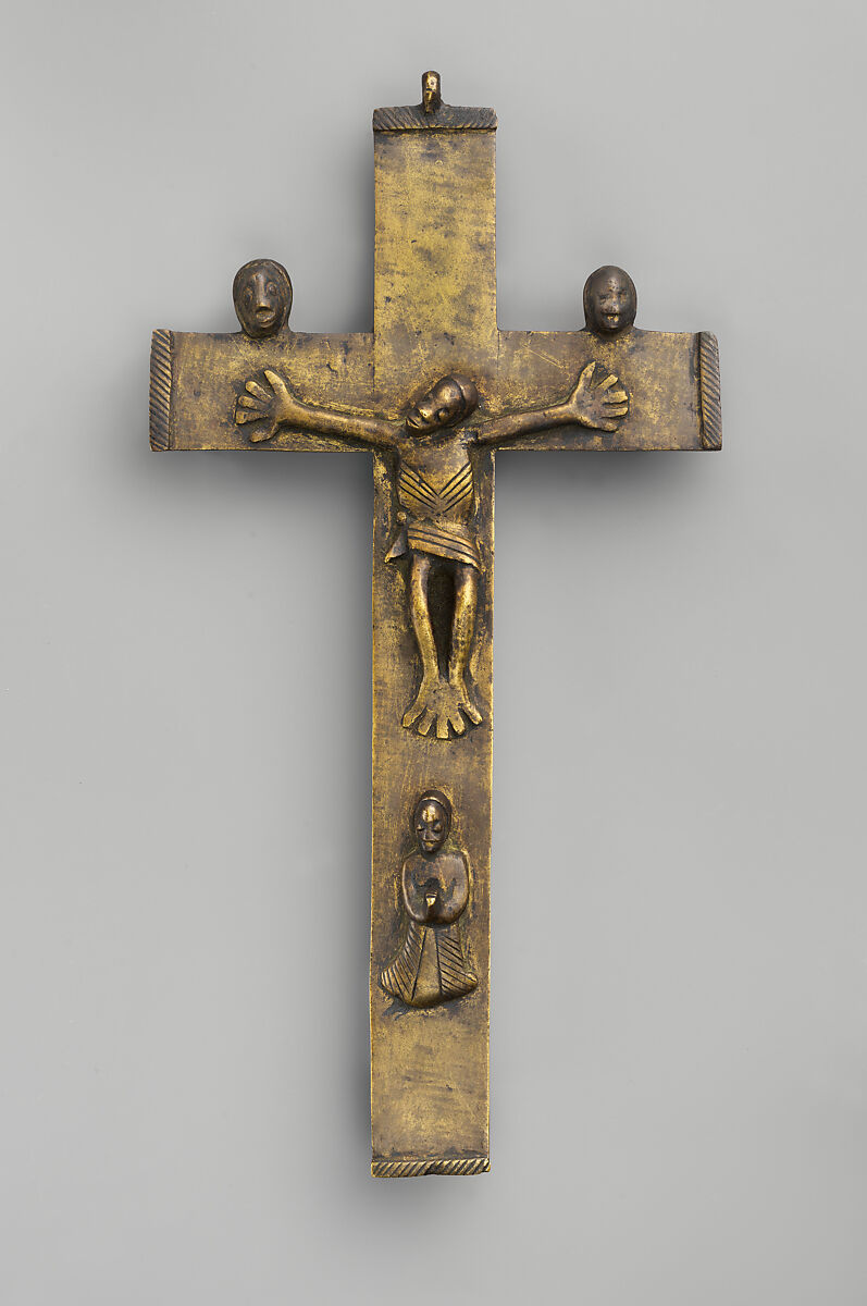 Crucifix, Brass, Kongo peoples