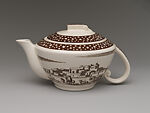 Teapot with Southwestern Pueblo, Rockwell Kent, Earthenware, American