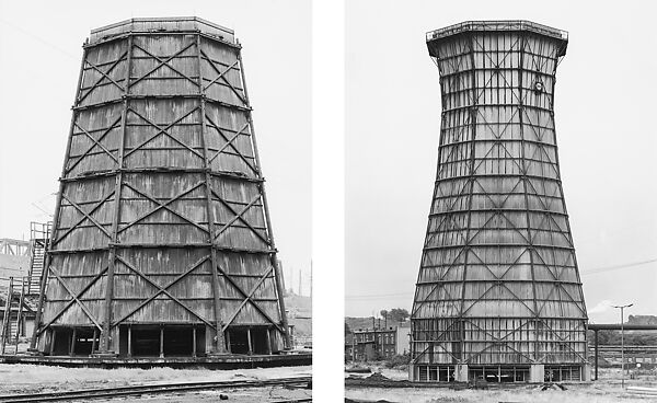 [Cooling Towers, Zeche Concordia, Oberhausen, Ruhr Region, Germany], Bernd and Hilla Becher, Gelatin silver prints