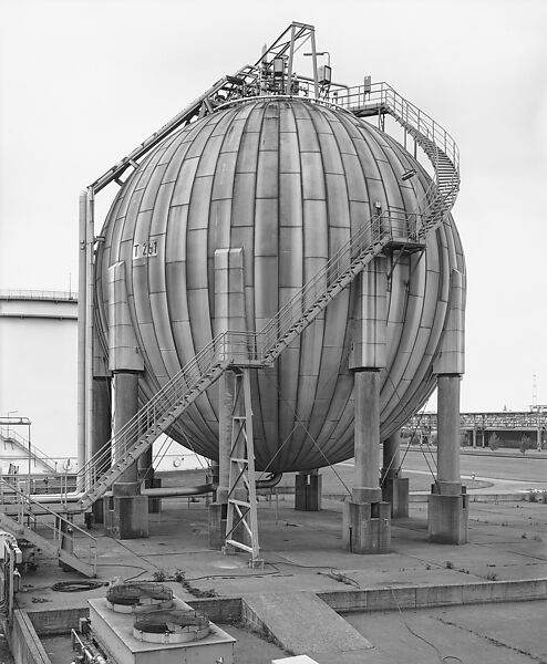 Gas Tank, Wesseling / Cologne, Germany, Bernd and Hilla Becher, Gelatin silver print