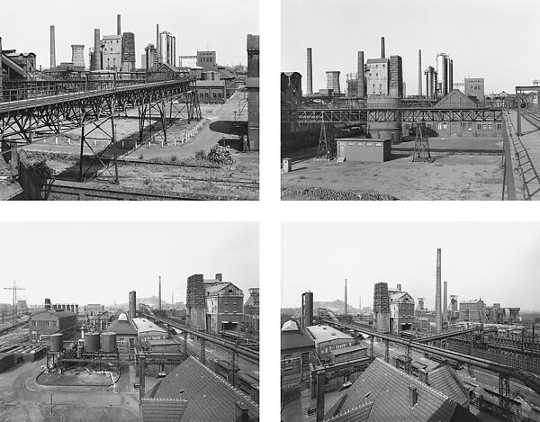 [Cokery and By-Product Plants, Zeche Concordia, Oberhausen, Ruhr Region, Germany], Bernd and Hilla Becher, Gelatin silver prints
