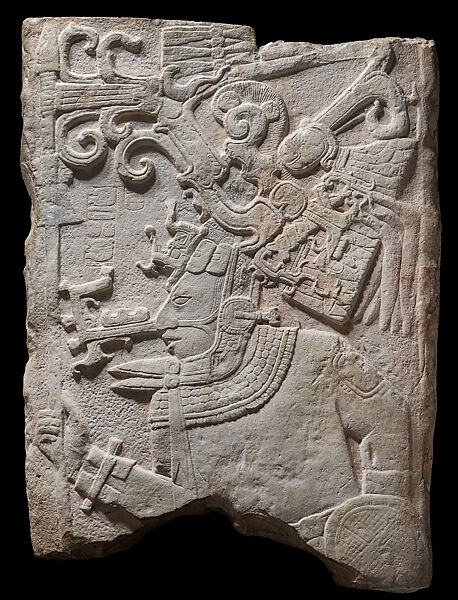 Panel fragment, Stone, Maya
