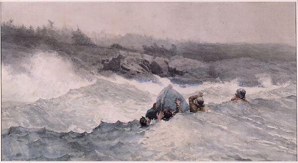 Ship's Boat, Winslow Homer, Watercolor on paper, American