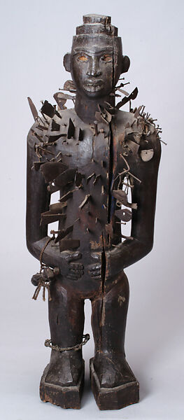 Vili (Kongo), Wood, iron, nails, blades and fragments, and fiber cord