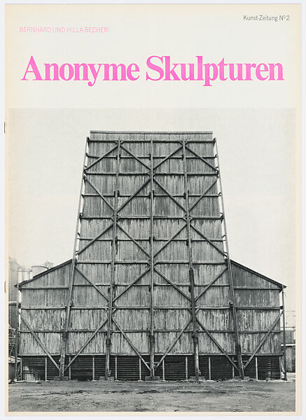 "Anonyme Skulpturen," Kunst-Zeitung, no. 2 (Düsseldorf: Verlag Michelpresse, 1969), Bernd and Hilla Becher, Photomechanical reproduction