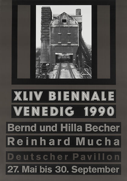 Bernd und Hilla Becher, Reinhard Mucha, Deutscher Pavilion, 44th Biennale, Venice, Italy, Bernd and Hilla Becher, Photomechanical reproduction
