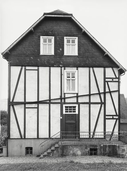 Framework House, Schloßblick 17, Kaan-Marienborn, Siegen, Germany, Bernd and Hilla Becher, Gelatin silver print