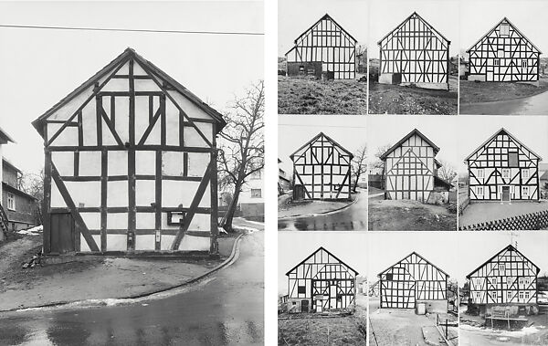 Framework Houses, Germany, Bernd and Hilla Becher, Gelatin silver prints