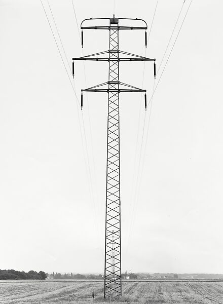 High Tension Pylon near Düsseldorf, Germany, Bernd and Hilla Becher, Gelatin silver print