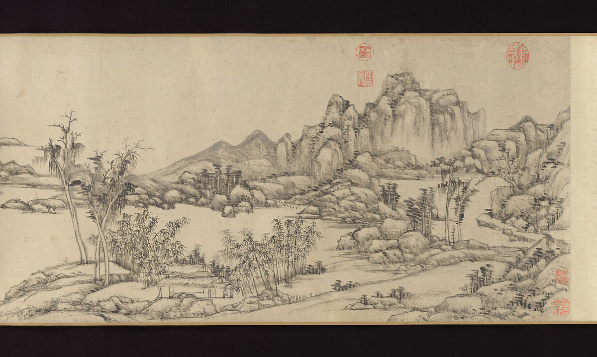 Streams and Mountains without End, Wang Yuanqi, Handscroll; ink on paper, China