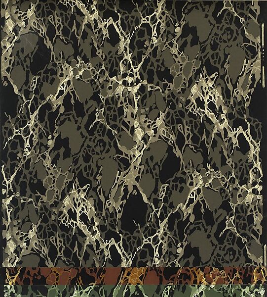 Wallpaper: pattern 15292 S, Isidore Leroy, Album of machine-printed paper