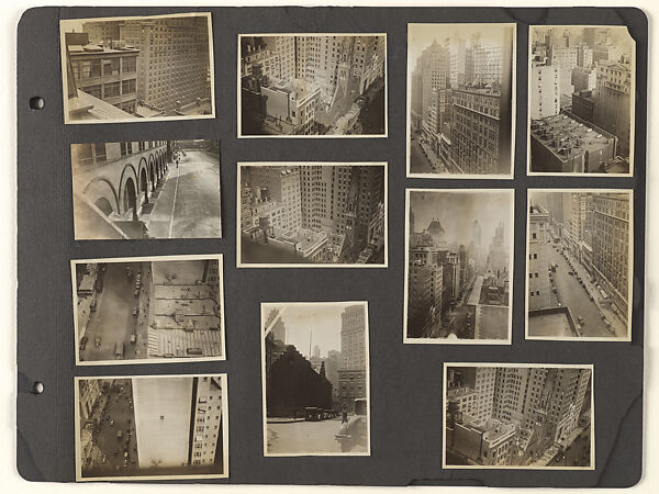 [Album Page 3: West Village and Fifty-Seventh Street Vicinity, Manhattan], Berenice Abbott, Gelatin silver prints
