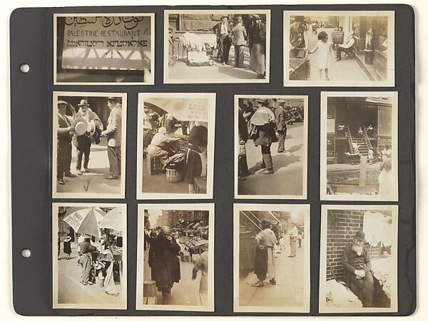 [Album Page 11: Lower East Side, Manhattan], Berenice Abbott, Gelatin silver prints