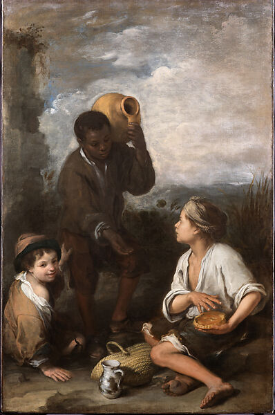 Three Boys, Bartolomé Estebán Murillo, Oil on canvas
