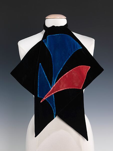 Evening scarf, Caroline Reboux, silk, French