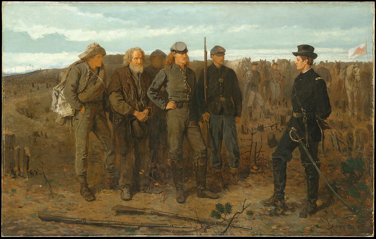 Prisoners from the Front, Winslow Homer, Oil on canvas, American