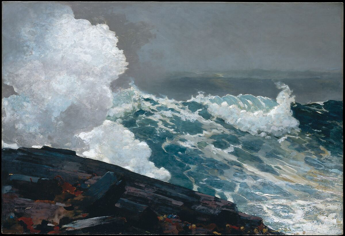 Northeaster, Winslow Homer, Oil on canvas, American
