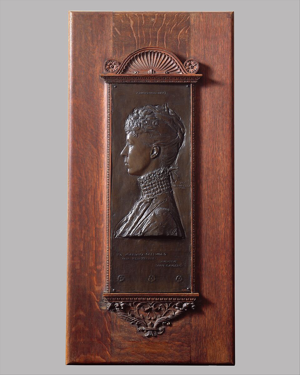 Mrs. Schuyler Van Rensselaer (Mariana Griswold), Augustus Saint-Gaudens, Bronze, American