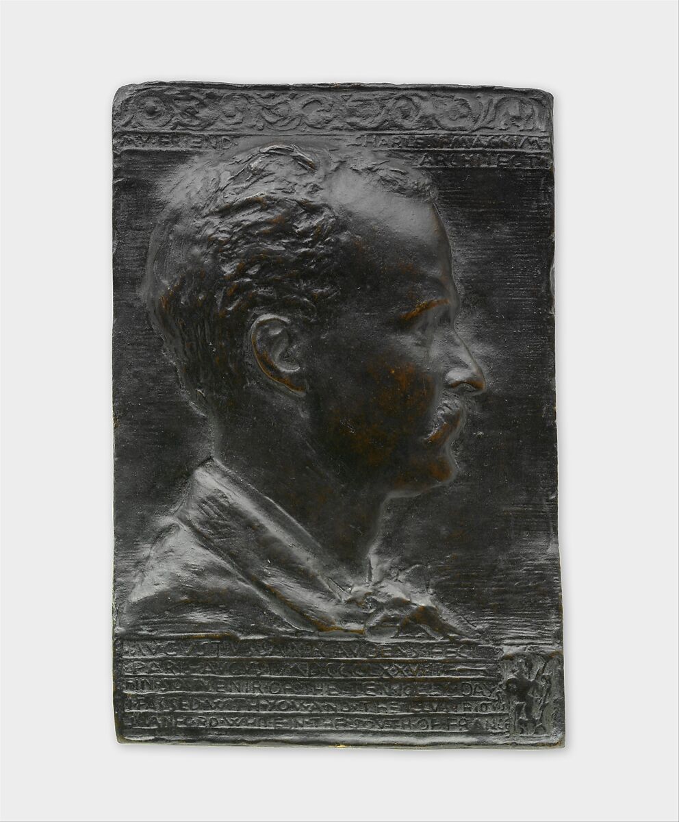Charles F. McKim, Augustus Saint-Gaudens, Bronze, American