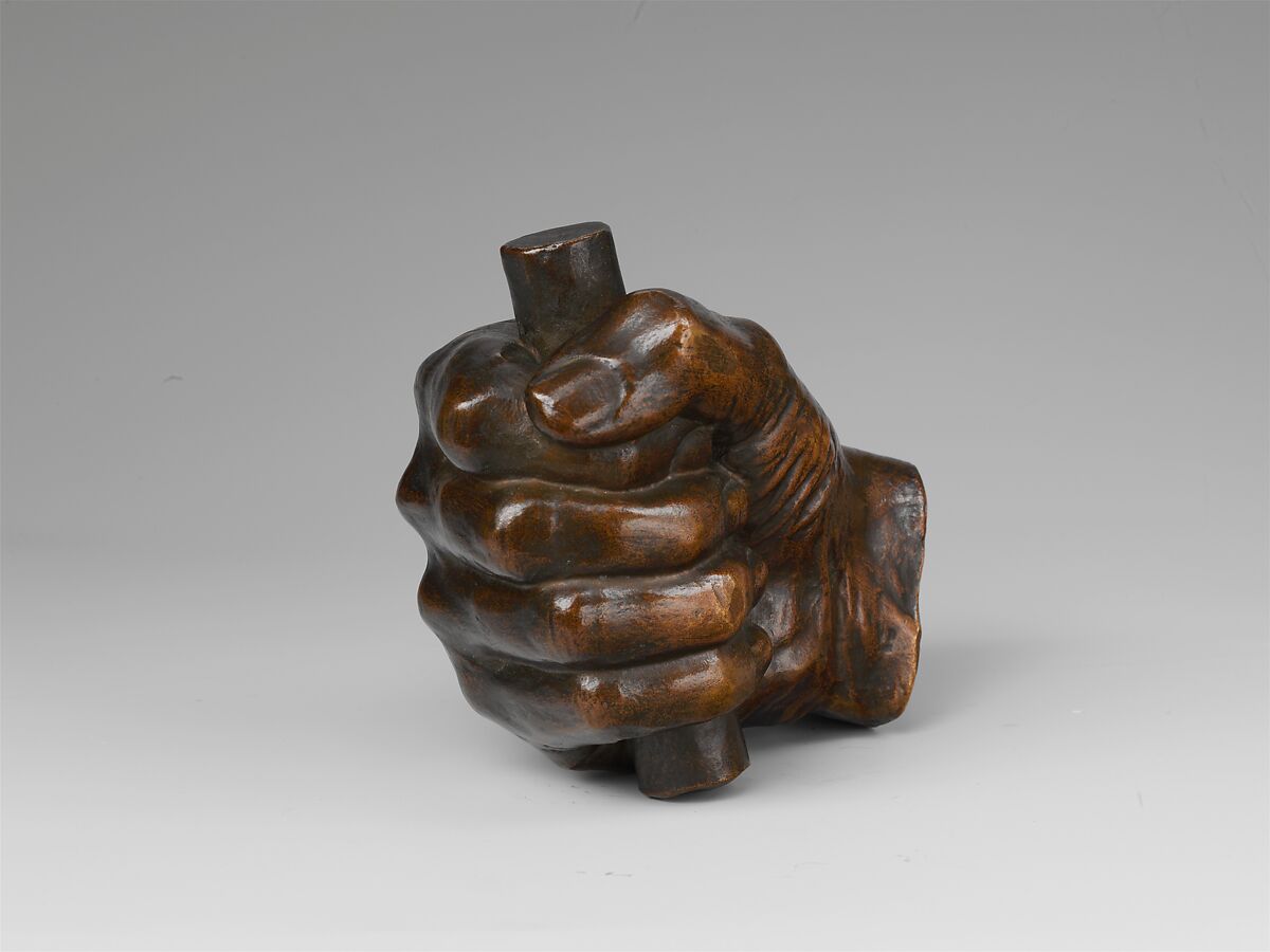 Right Hand of Abraham Lincoln, Leonard Wells Volk, Bronze, American
