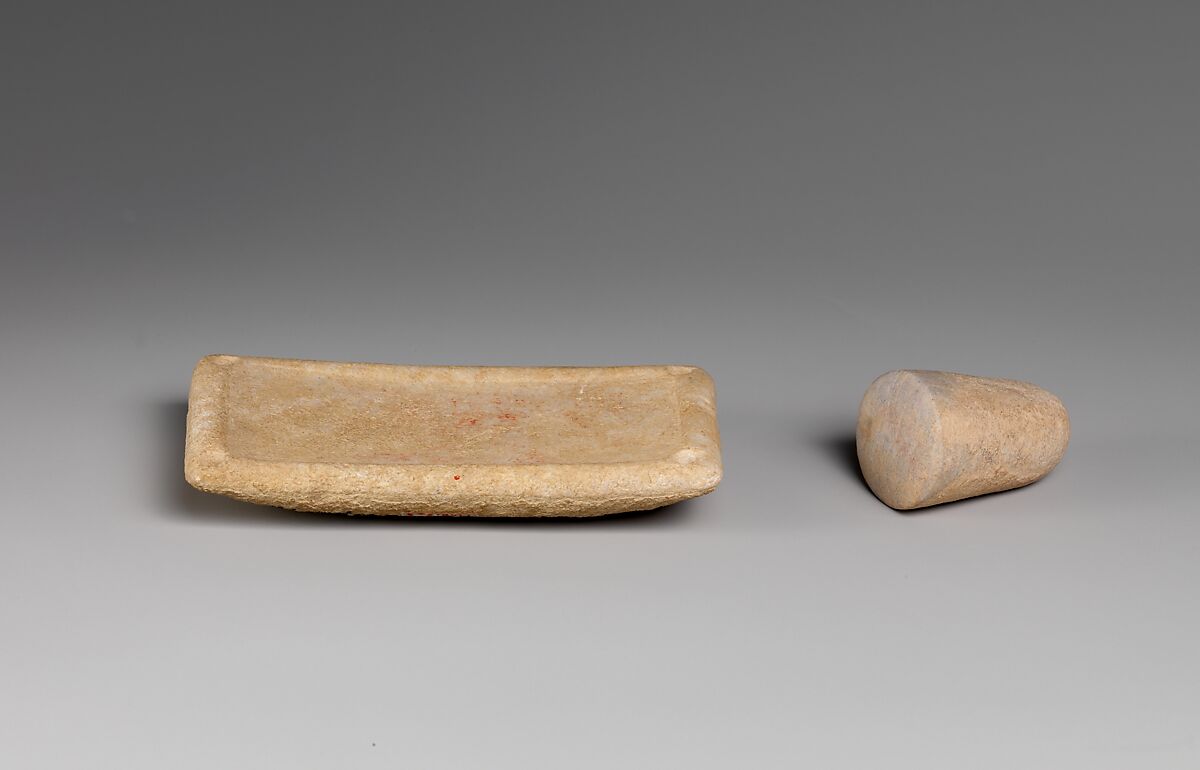 Marble palette, Marble, Cycladic