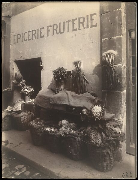 15, rue Maître-Albert, Eugène Atget, Gelatin silver print from glass negative